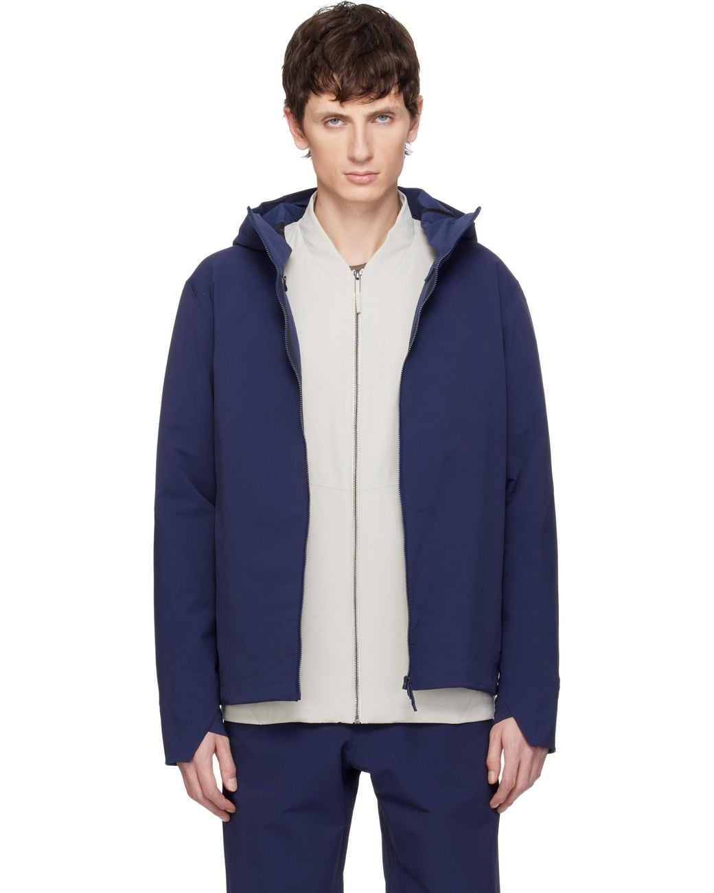 Blouson Isogon Mx Bleu Marine À Capuche Veilance pour homme en coloris Blue