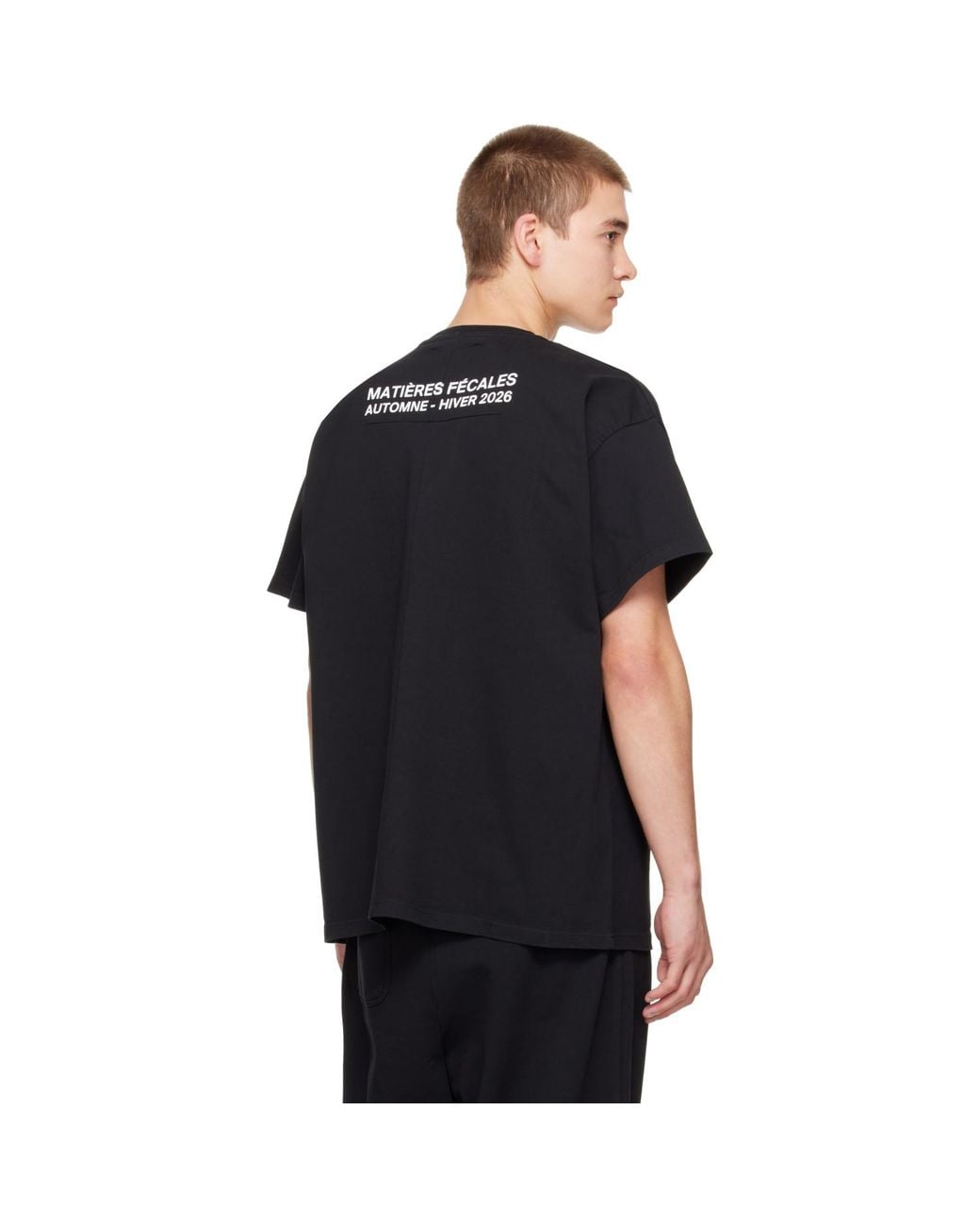 MATIERES FECALES Black Corporate Cannibal T-Shirt for men
