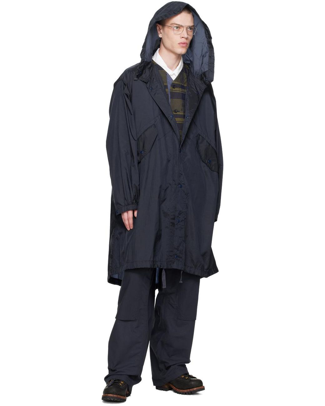 ENGINEERED GARMENTS　Highland Parka Highland Parka in Dark Navy – minimal-theme-fashion