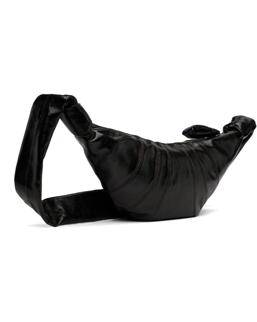 Lemaire Black Small Croissant Bag