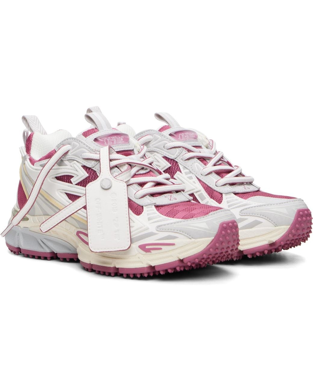Off-White c/o Virgil Abloh Pink 'Be Right Back' Sneakers