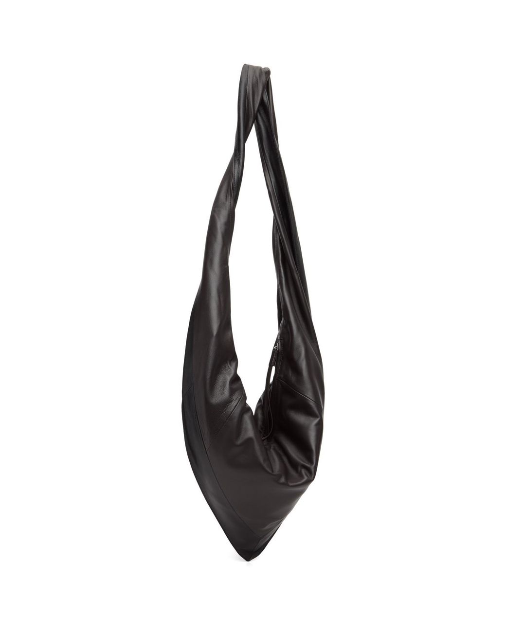 Lemaire Black Small Scarf Extended Handle Bag for men