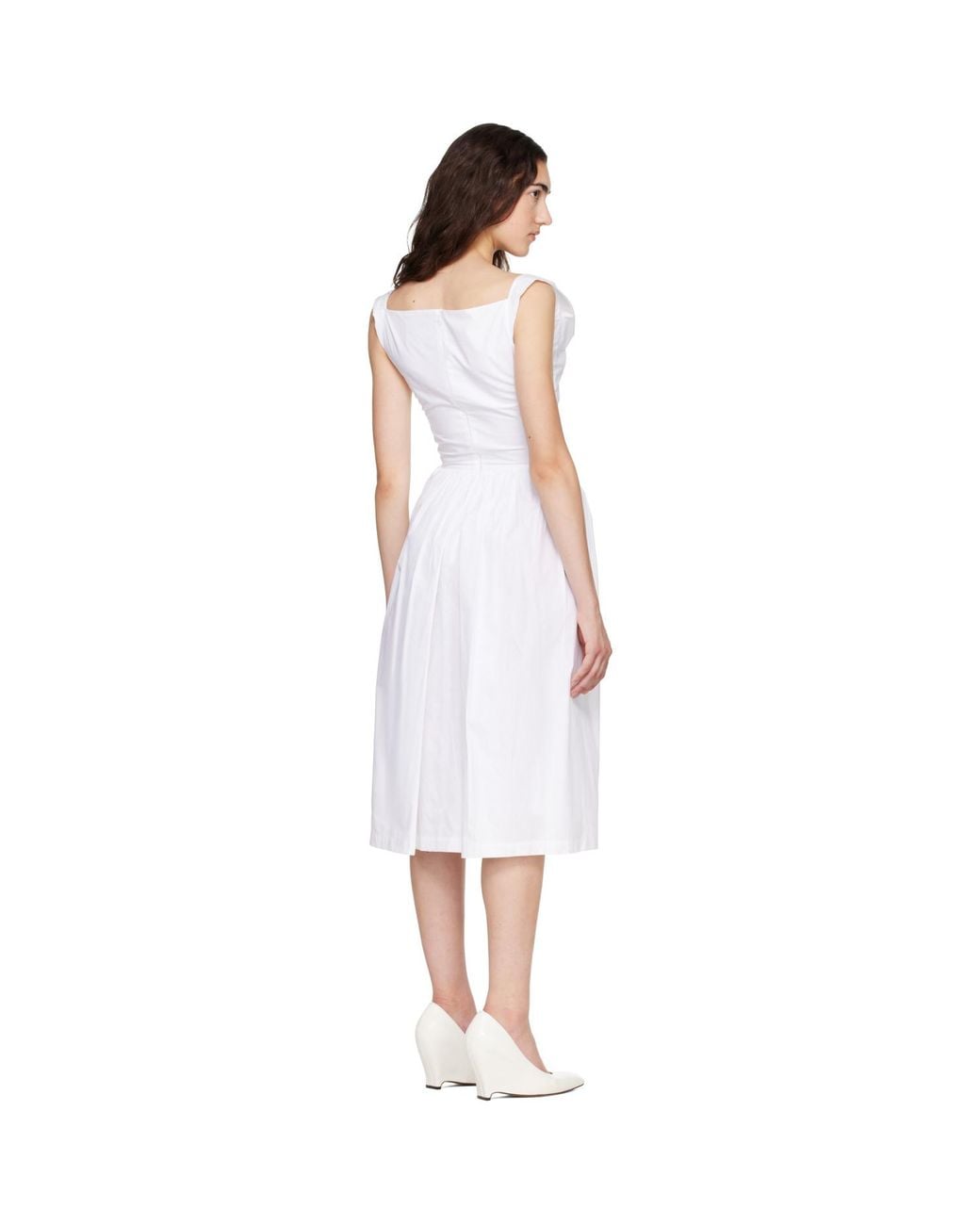 Vivienne Westwood White Sunday Midi Dress