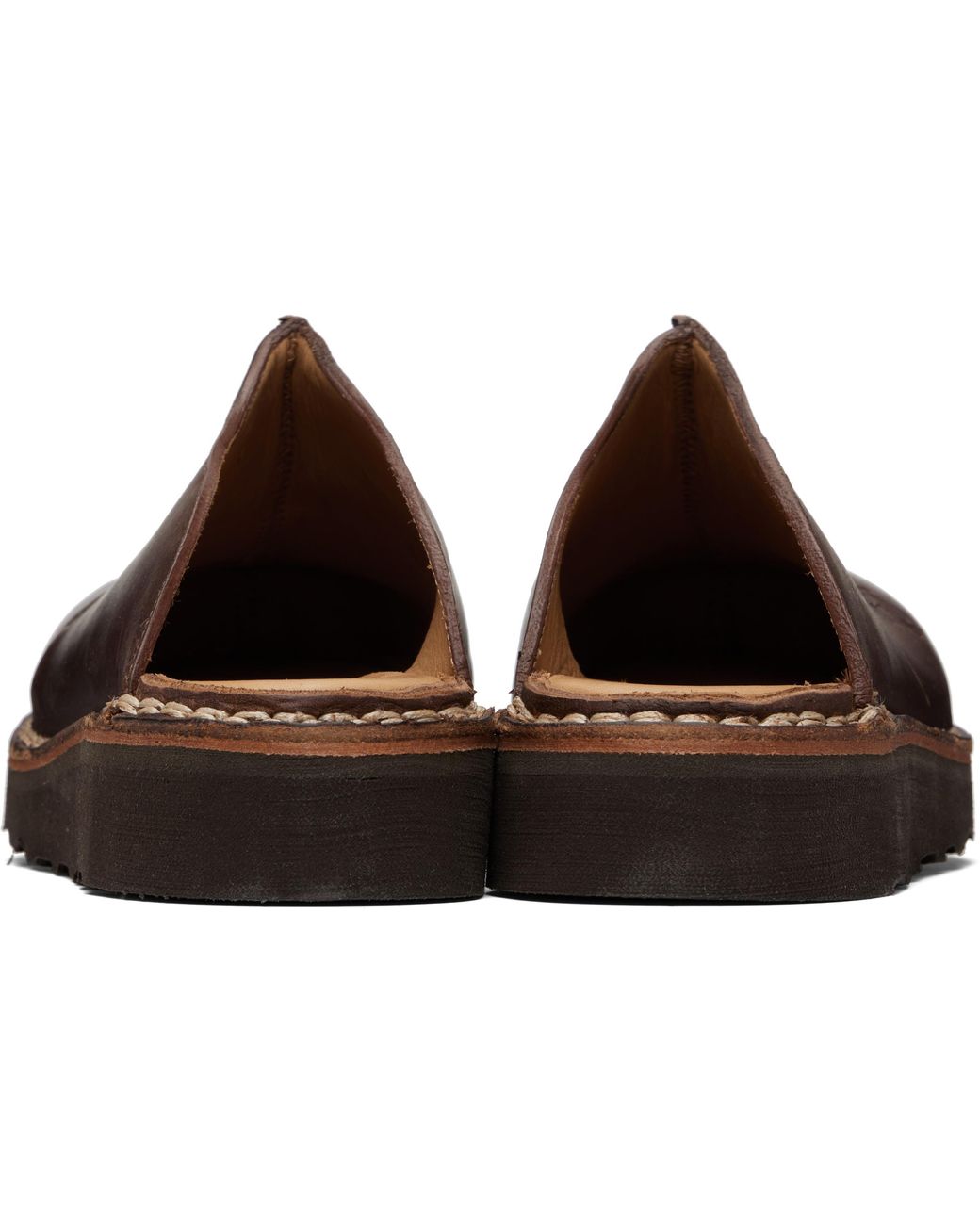 Needles Black Papillon Embossed Mountain Slip-In Loafers for men