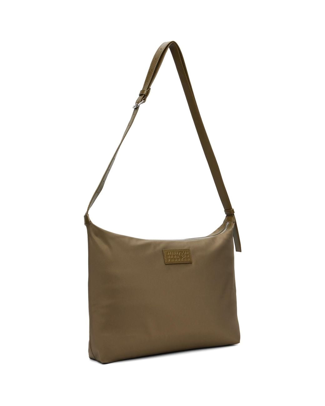 MM6 by Maison Margiela Brown Khaki Numeric Crossbody Bag