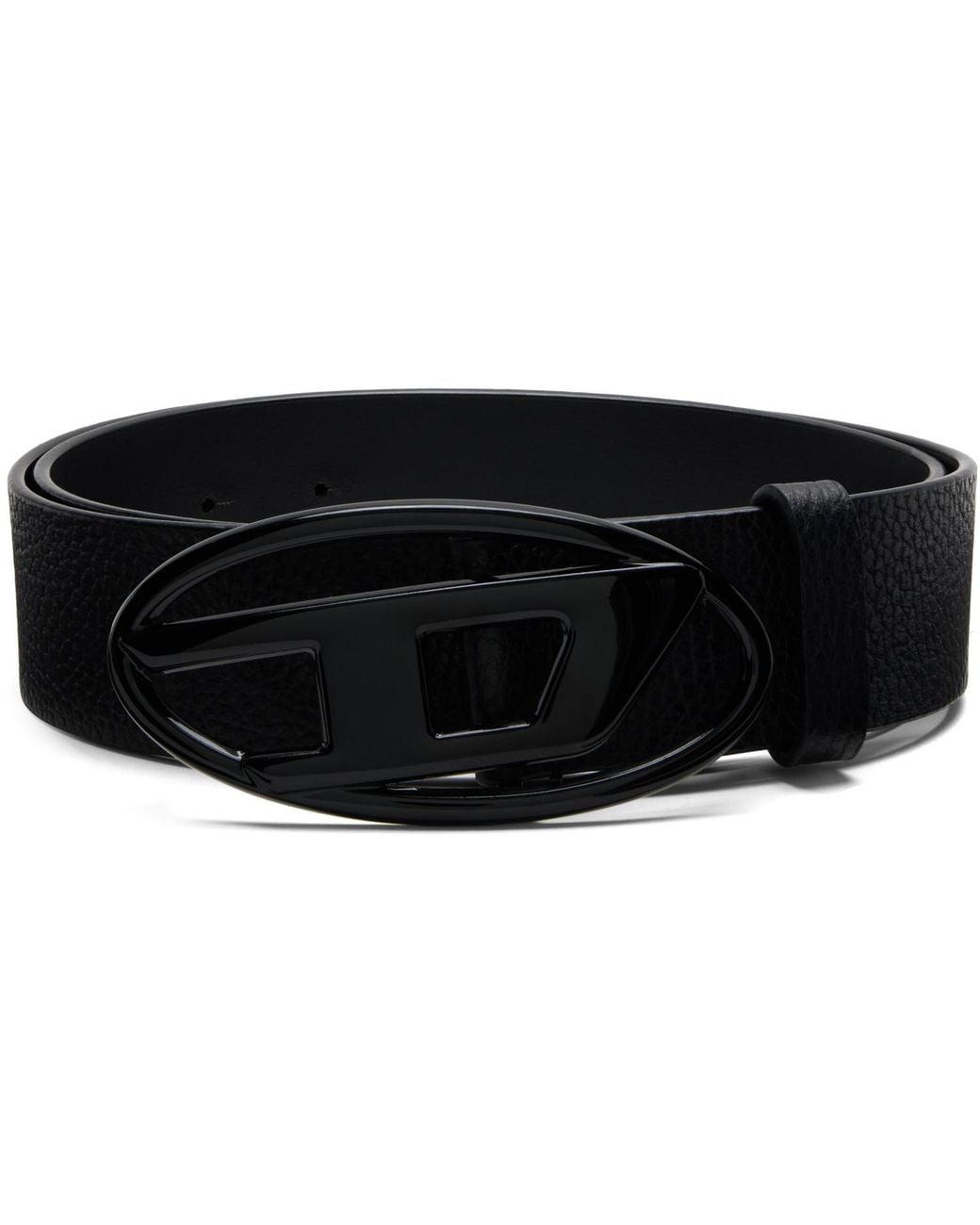 DIESEL Black B-1Dr Belt for men