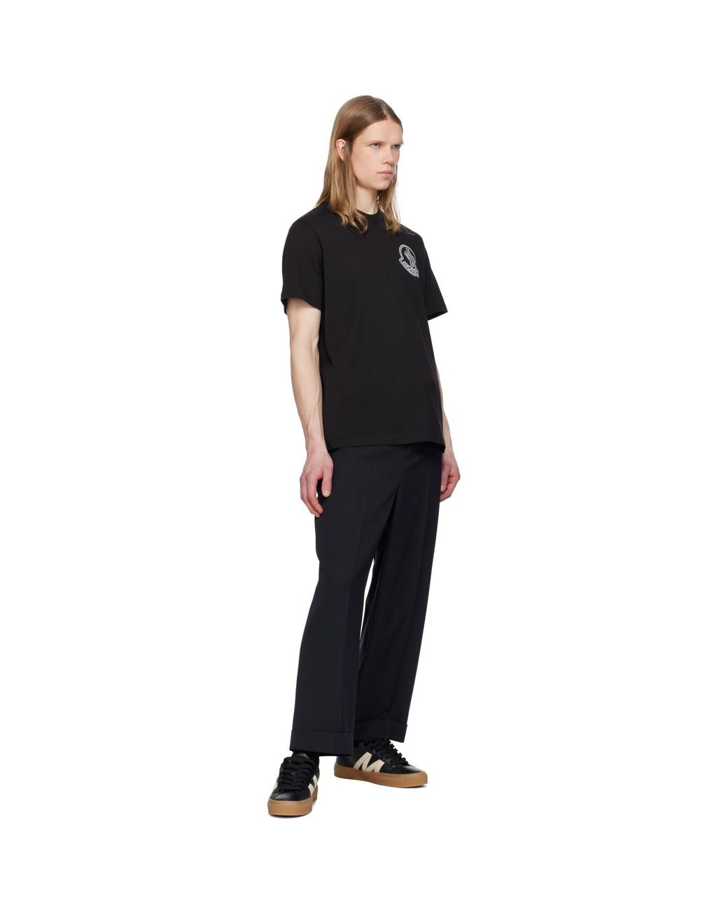 Moncler Black Archivio Creativo T-Shirt for men