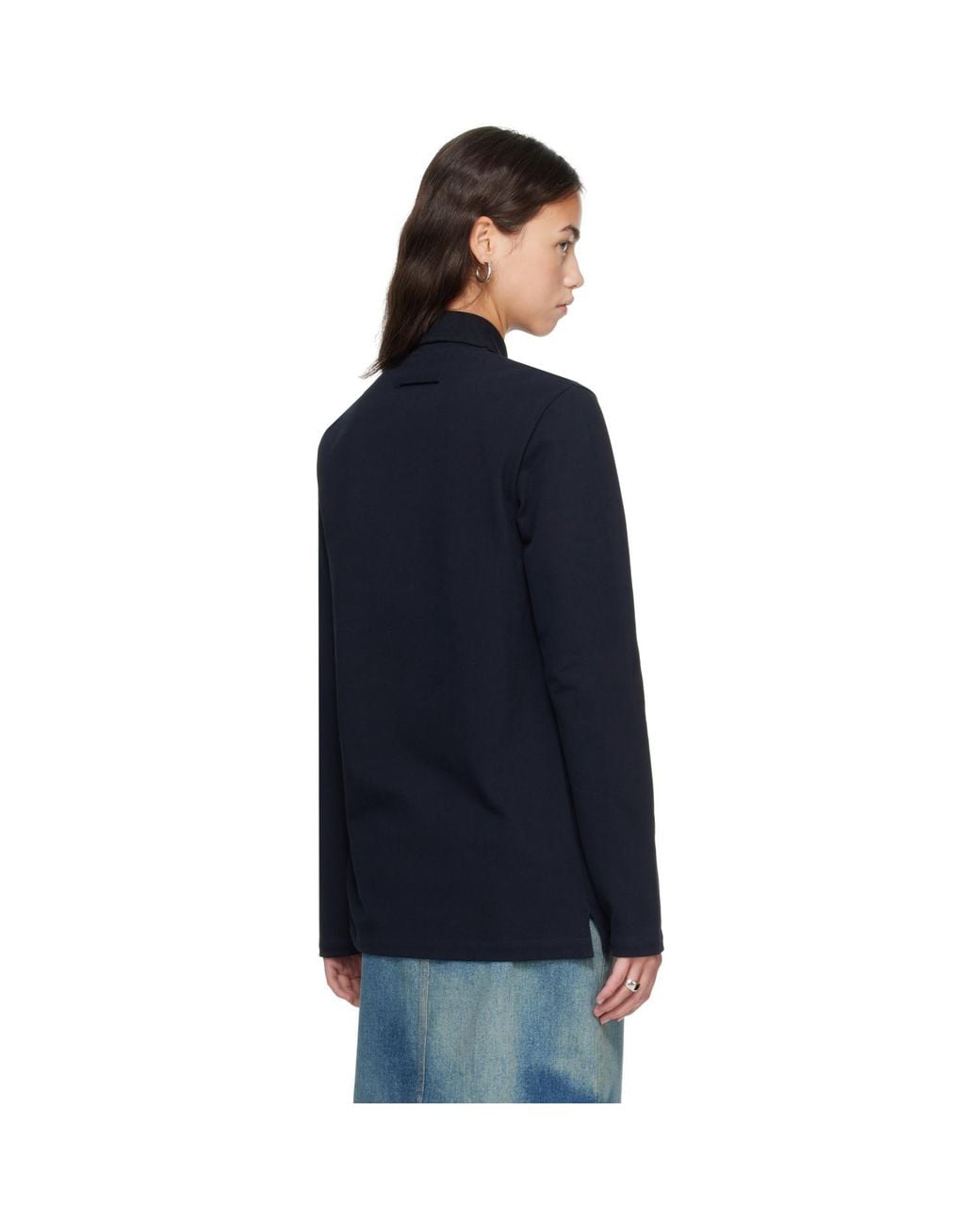 Jean Paul Gaultier Blue 'The Label' Polo