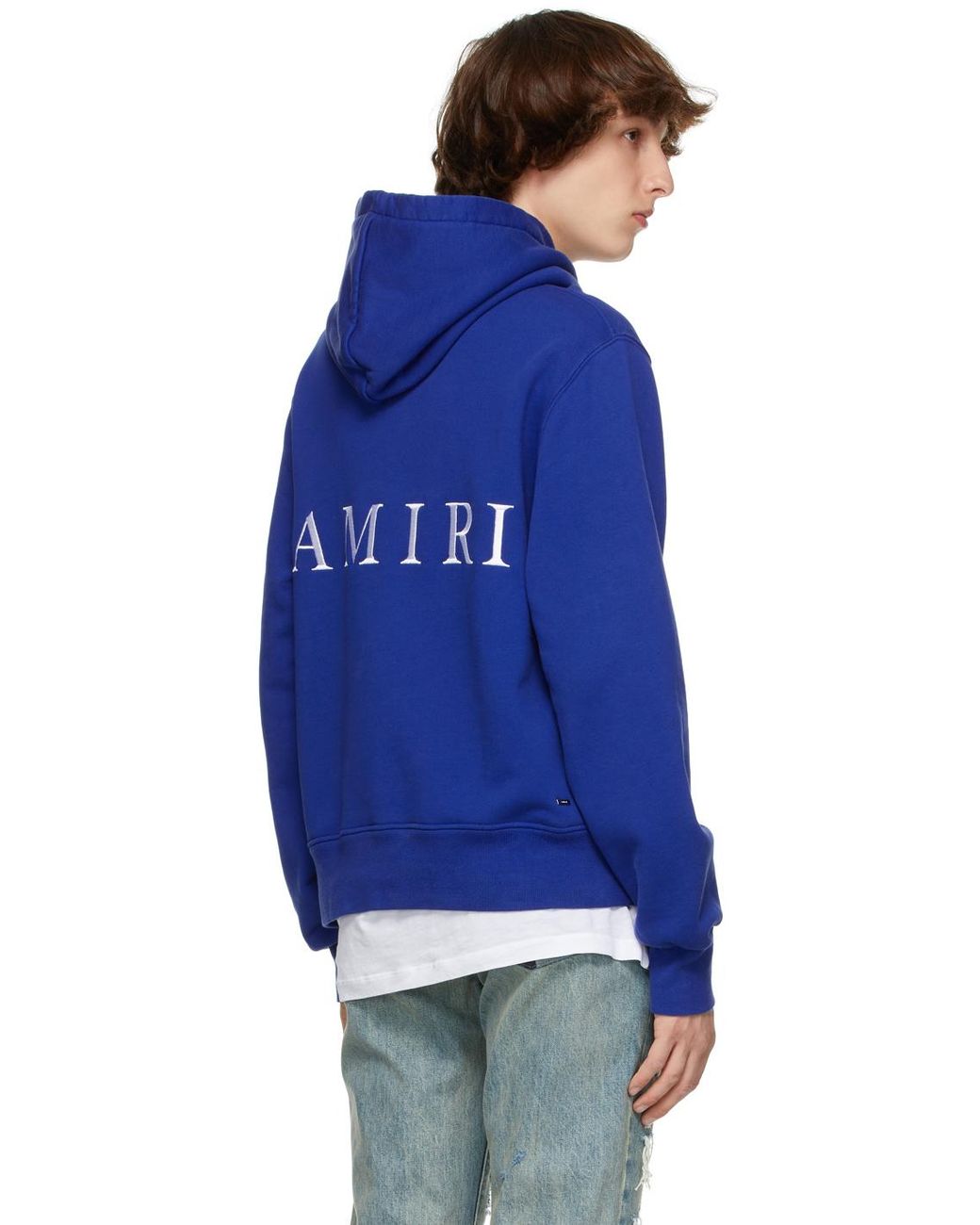 Amiri Blue Fitted 'm.a.' Hoodie for Men | Lyst Canada