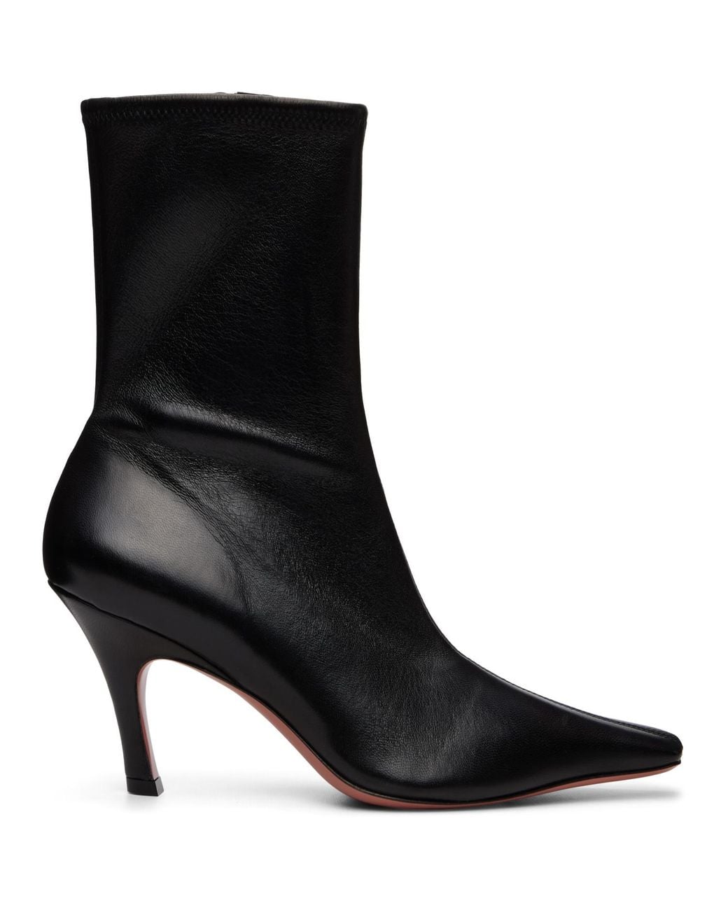 AMINA MUADDI Black Jamie Stretch 80 Boots