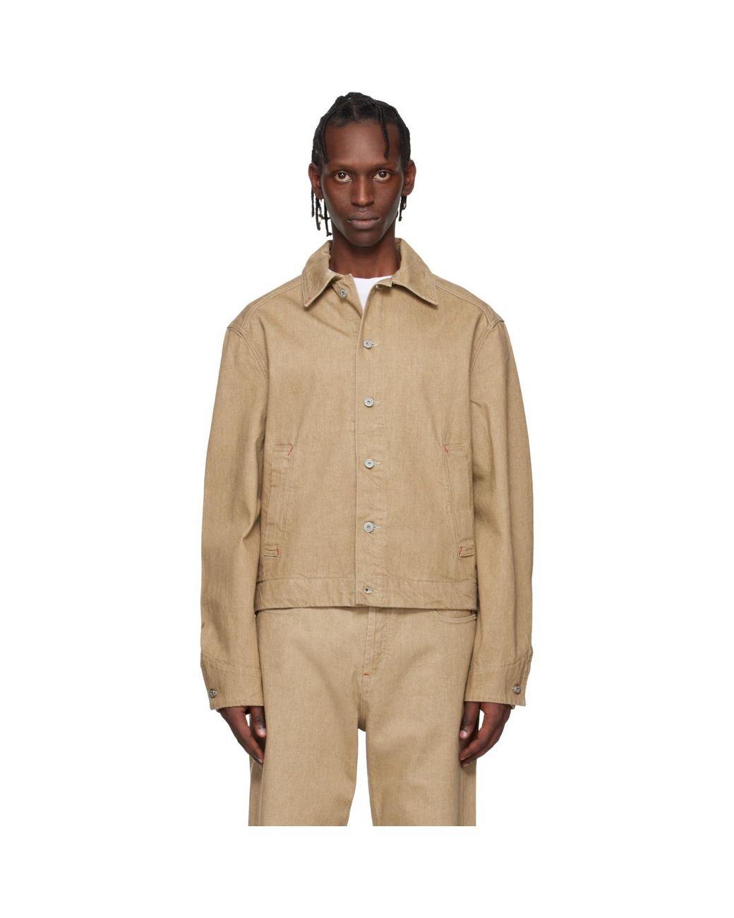 Jacquemus Natural 'The Mirada De-Nîmes' Denim Jacket for men