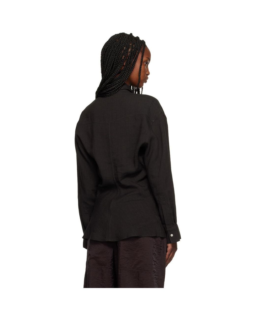 Studio Nicholson Black Krauss Shirt