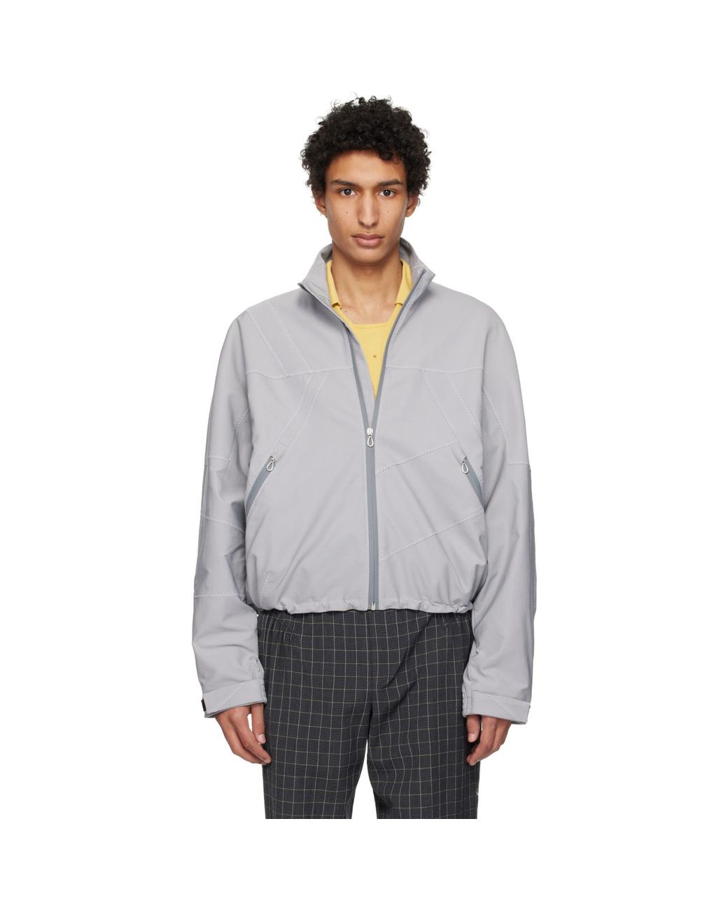 Kiko Kostadinov Gray Fosco Jacket for men