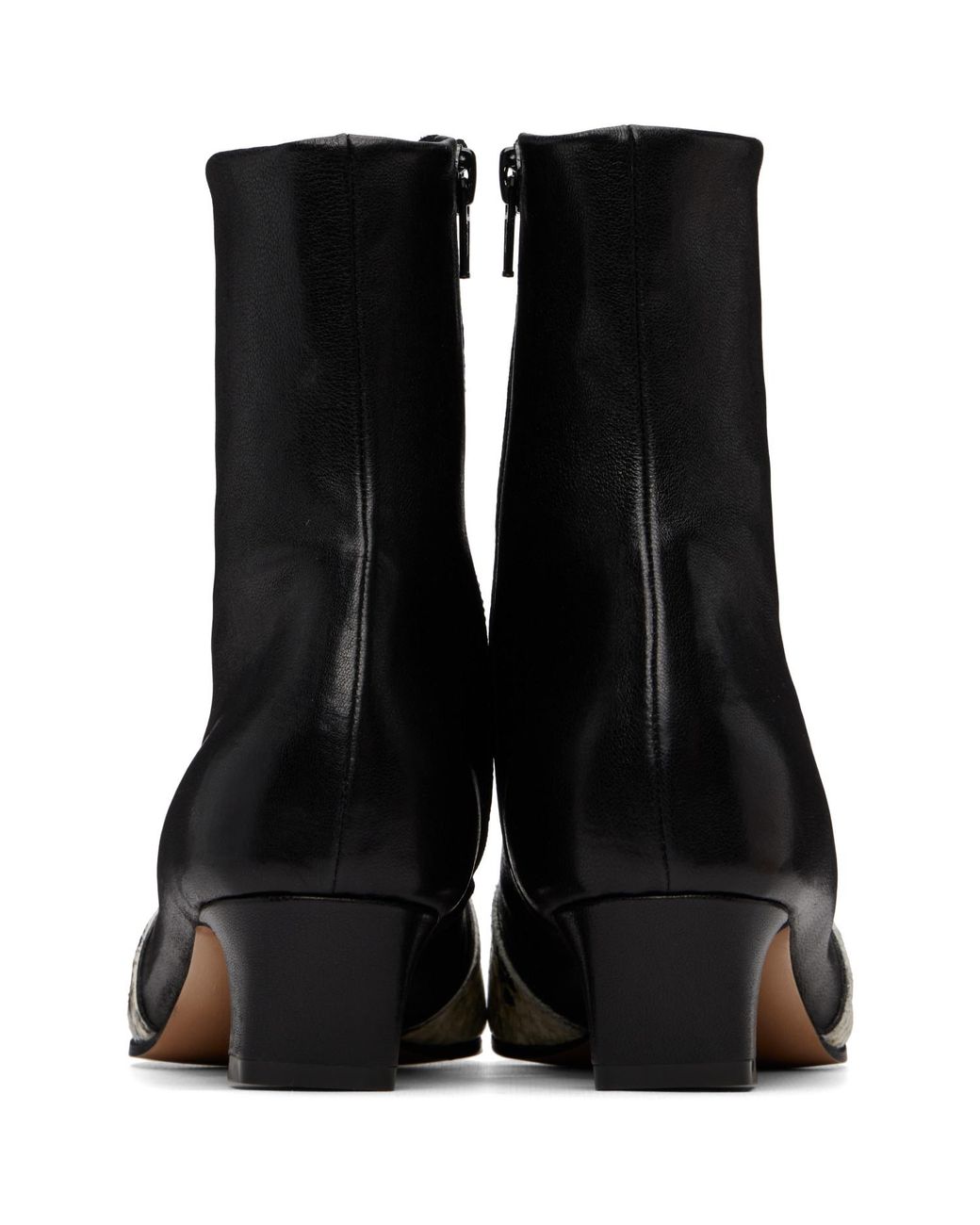 Khaite Black Nevada Stretch Low Boots