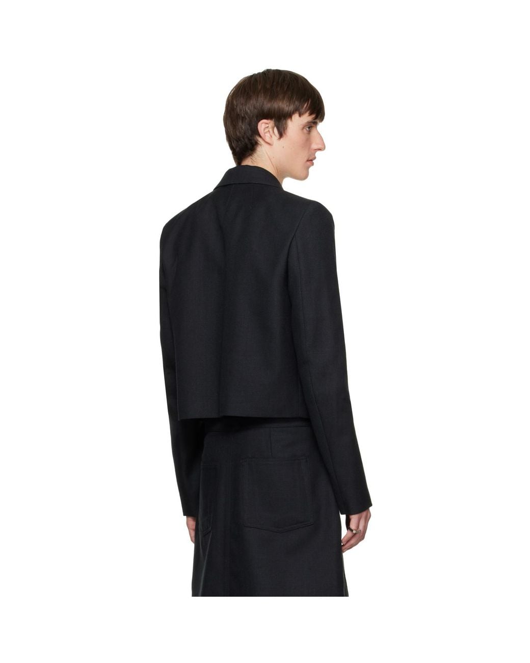 Rick Owens Black Tower Monat Blazer for men