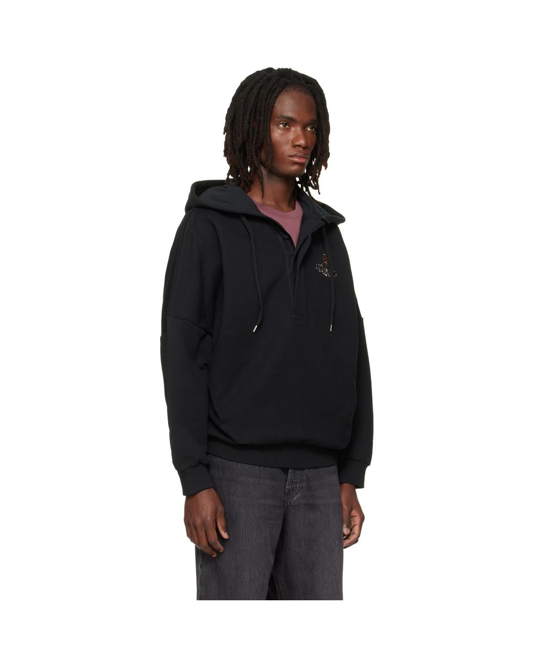Vivienne Westwood Black Batwing Hoodie for men