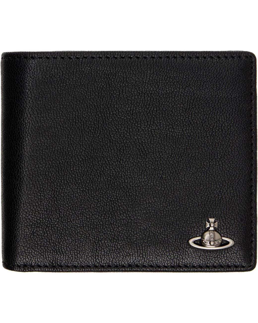 Vivienne Westwood Black Billfold Wallet for men