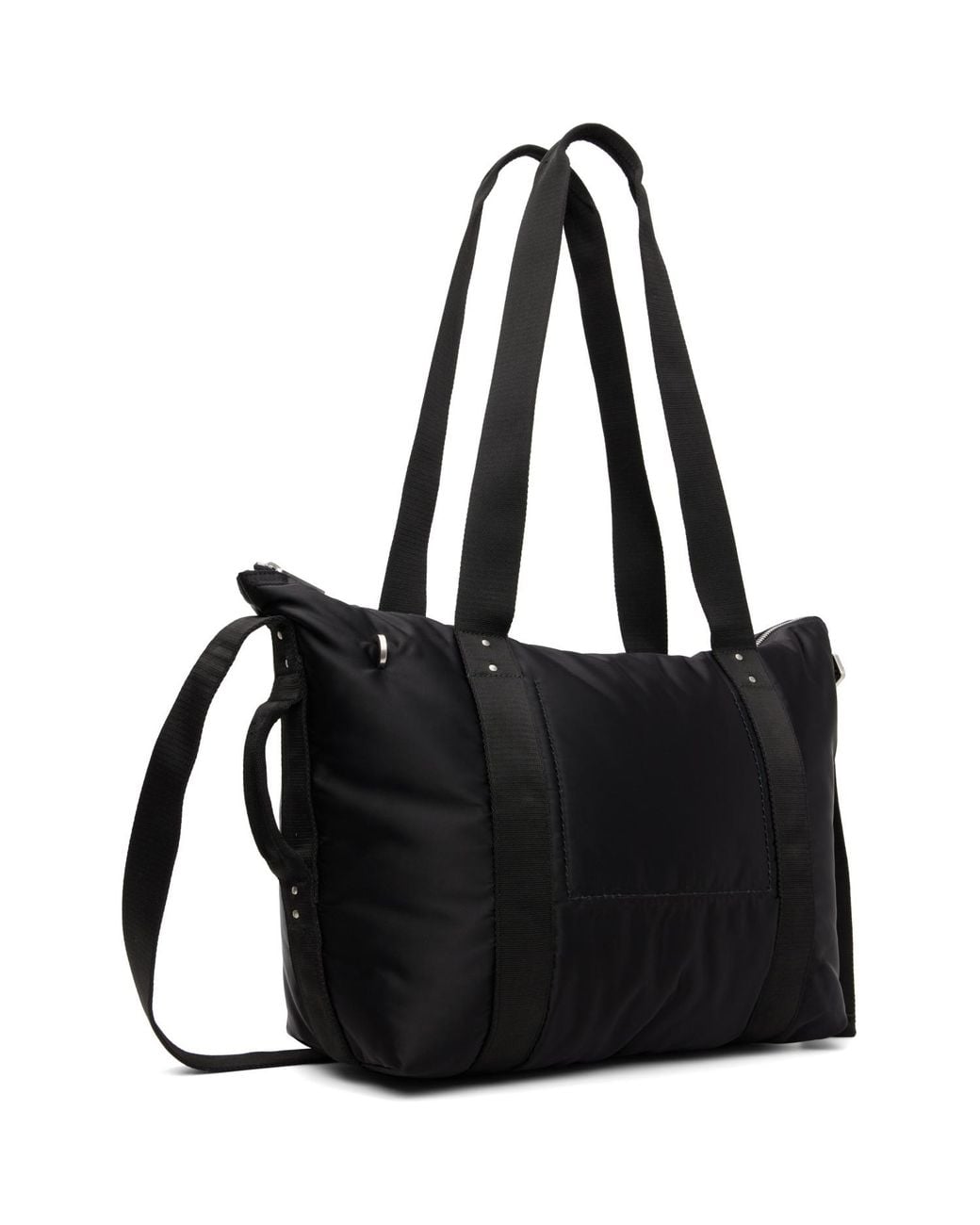 Rick Owens Black Tower Trolley Tote for men