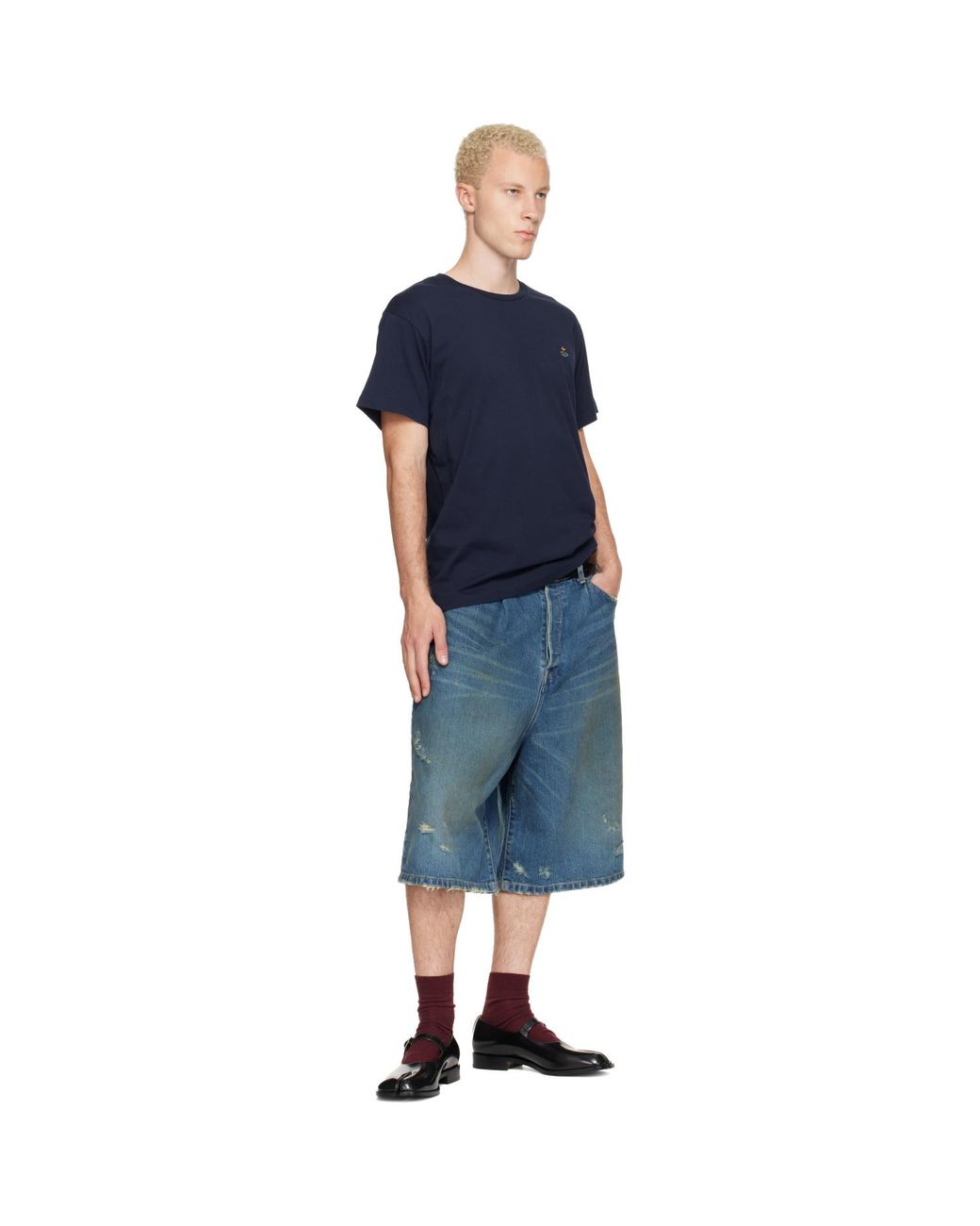 Vivienne Westwood Blue Classic Orb T-Shirt for men