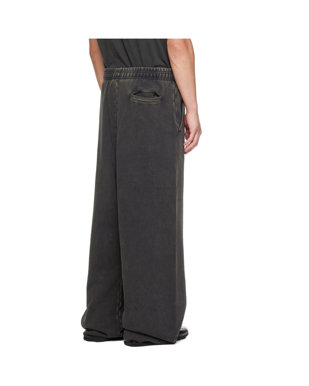 Entire studios Black Full Sweatpants for men
