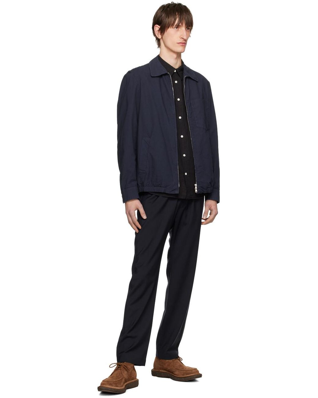 Barena Zip Jacket in Blue for Men | Lyst