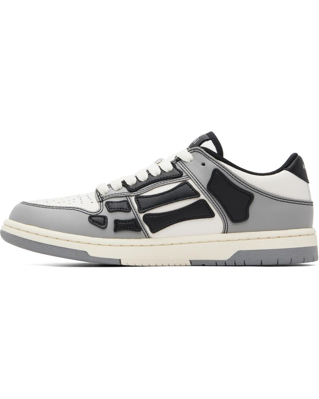 Amiri Black Varsity Skel-Top Low Sneakers for men