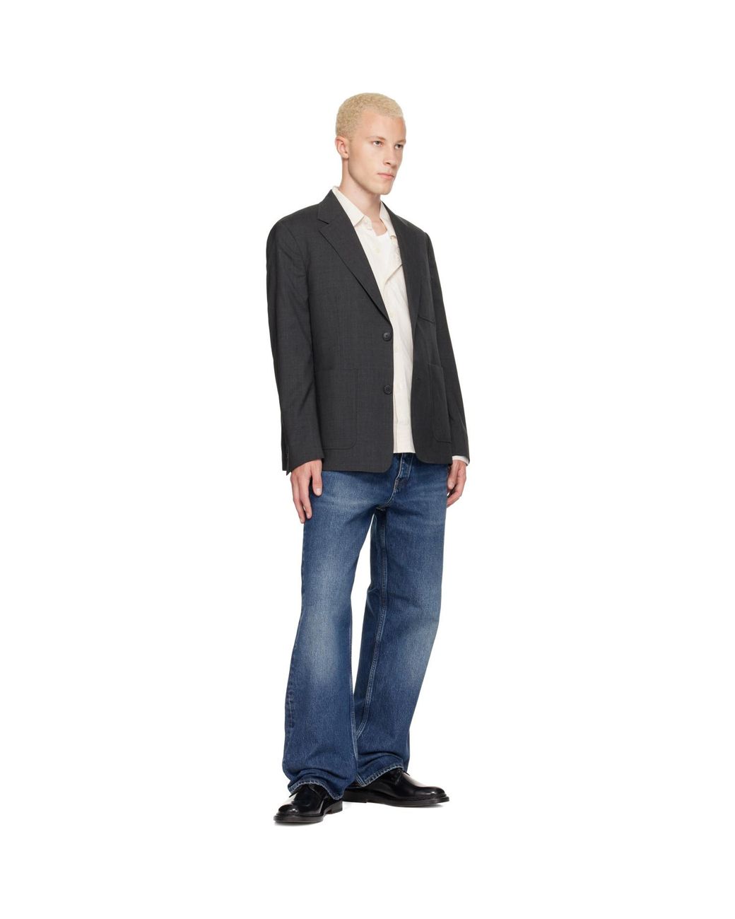 sunflower Blue Loose Jeans for men