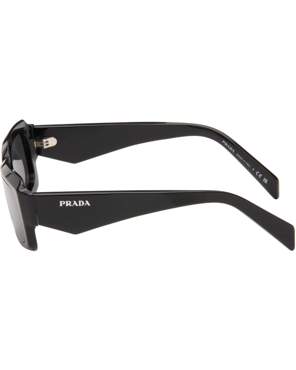 Prada Gray 'Prada Symbole' Sunglasses for men