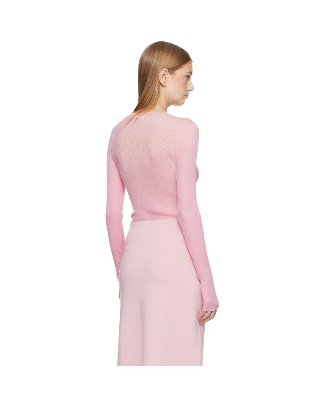 Pull Mosi Rose Khaite en coloris Pink
