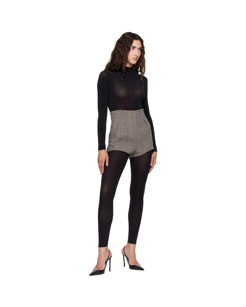 Wolford Black Buenos Aires String Bodysuit