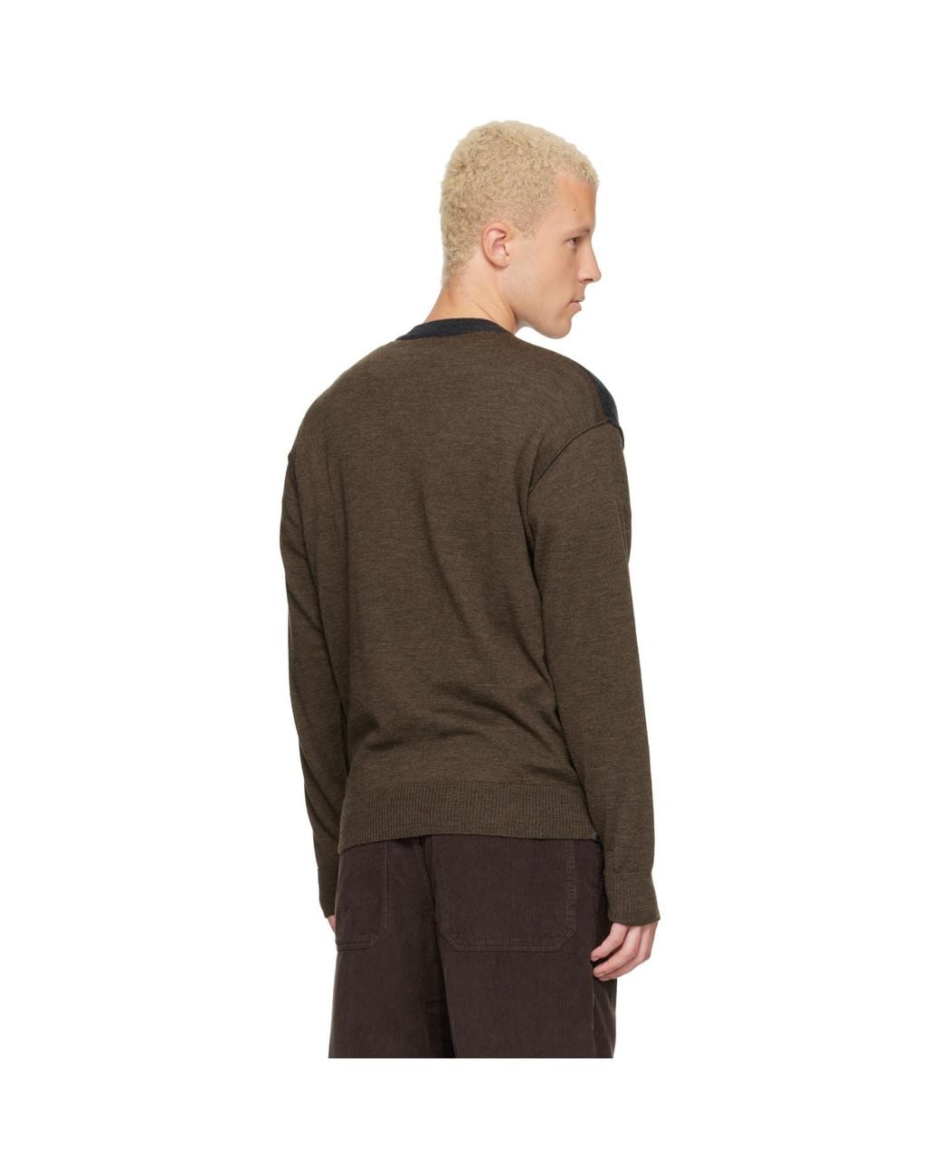 GIMAGUAS Black Khaki Toni Sweater for men