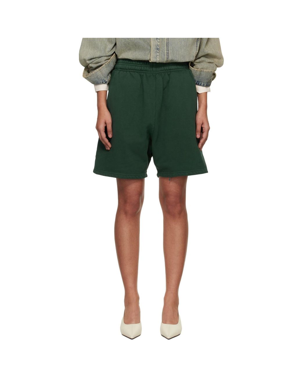 Entire studios Green Standard Sweat Shorts