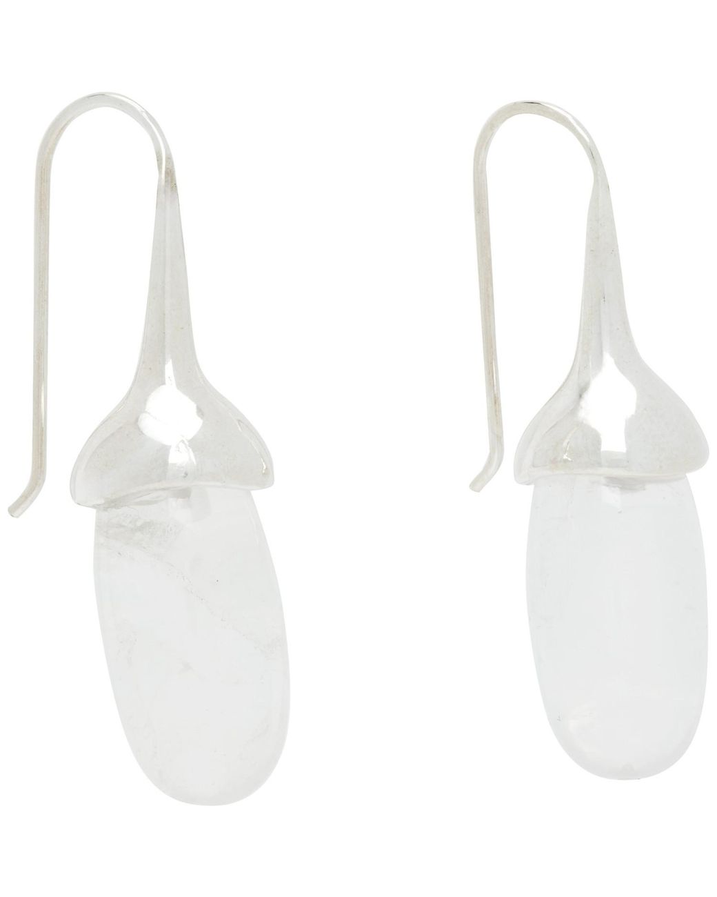 Sophie Buhai White Dripping Stone Earrings