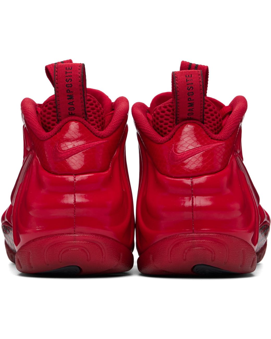 Nike Red Air Foamposite Pro Sneakers for men