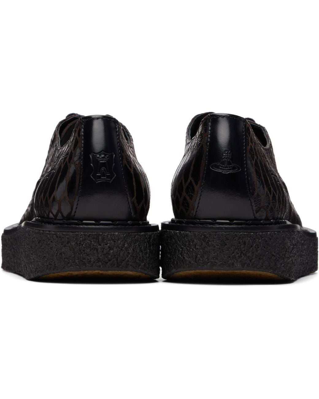 Vivienne Westwood Black George Cox Edition Hatton Derbys for men