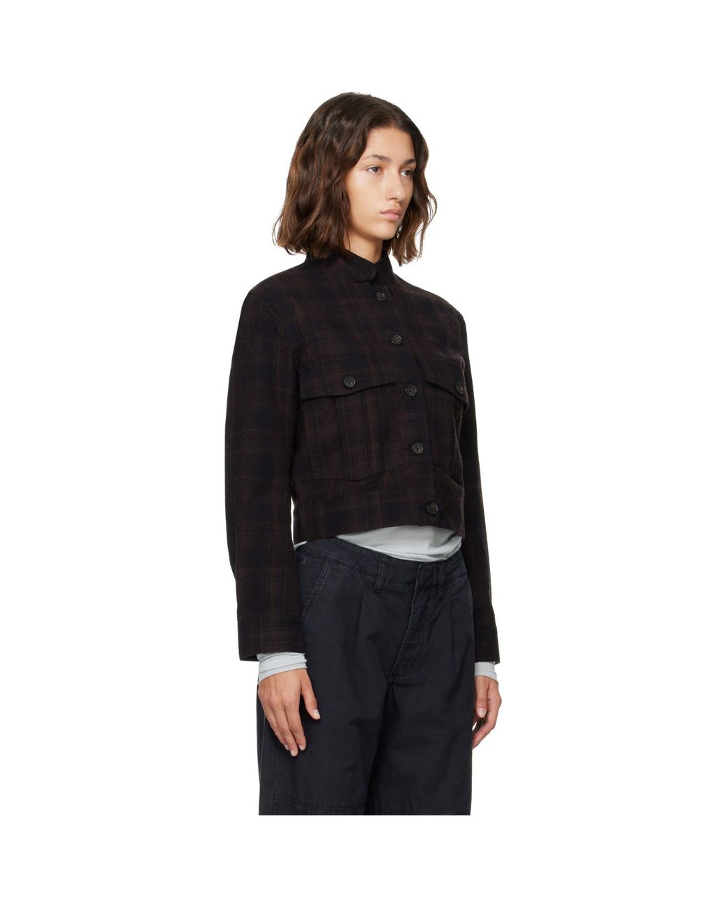 Jeanerica Black Lee Check Jacket