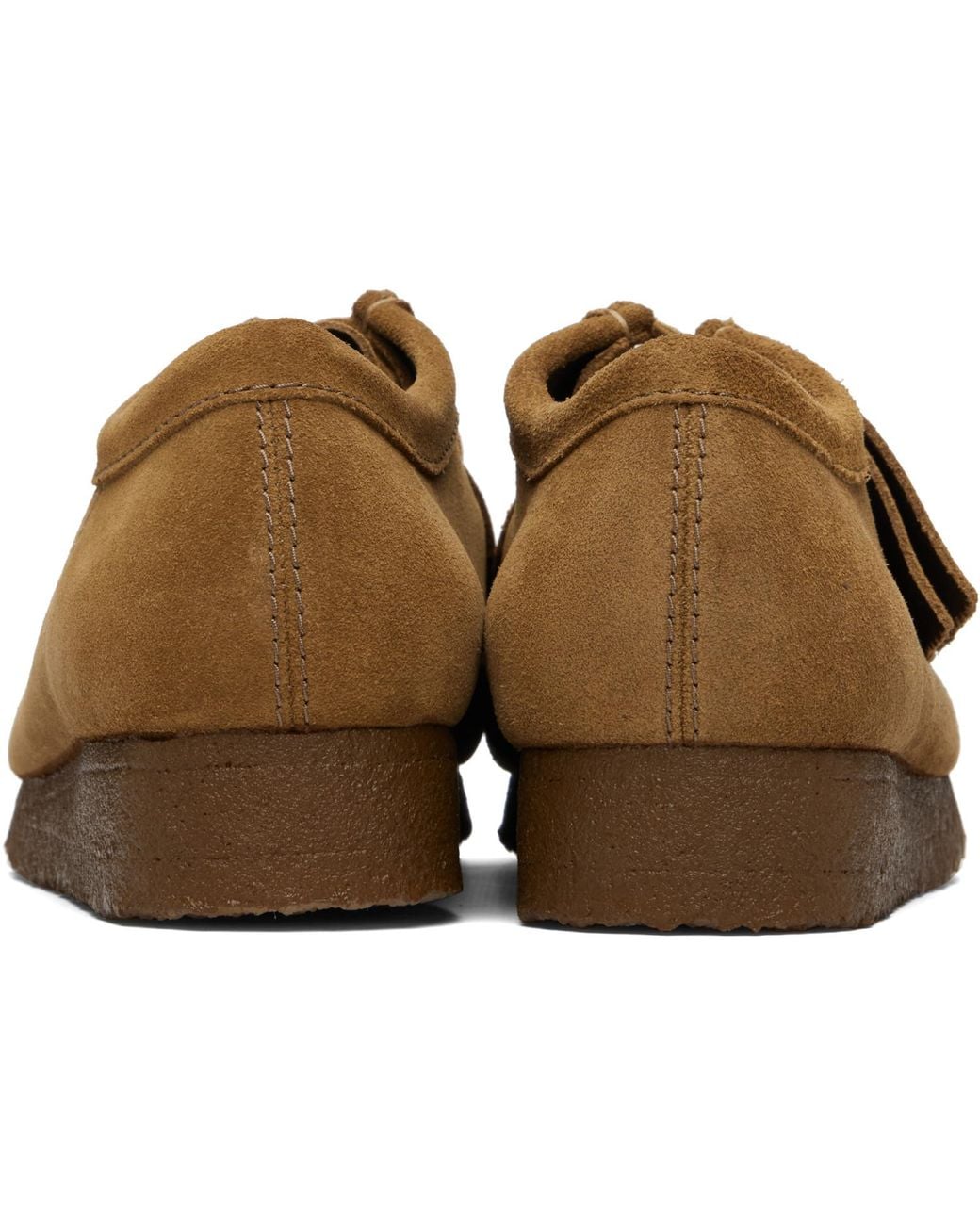 Clarks Black Tan Wallabee Derbys for men