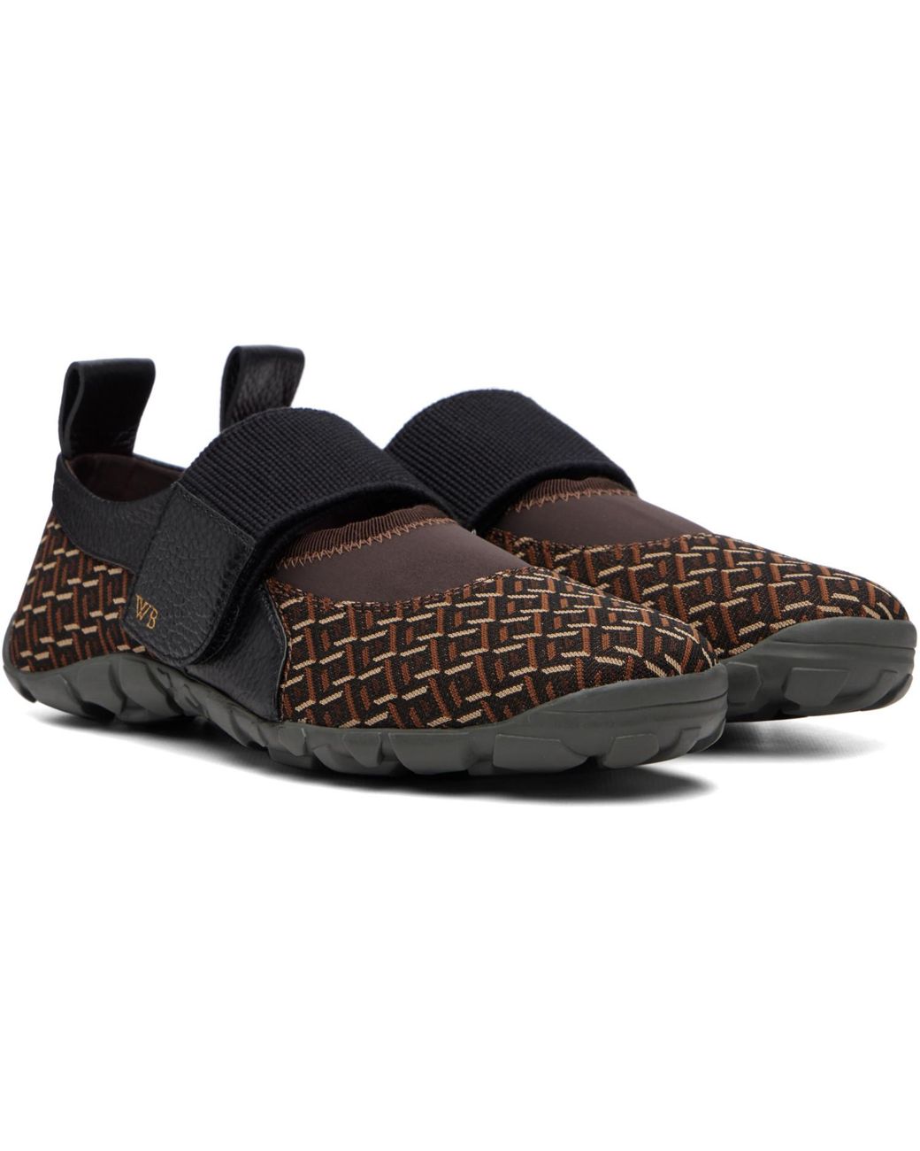 Wales Bonner Black Jewel Mary Jane Sneakers