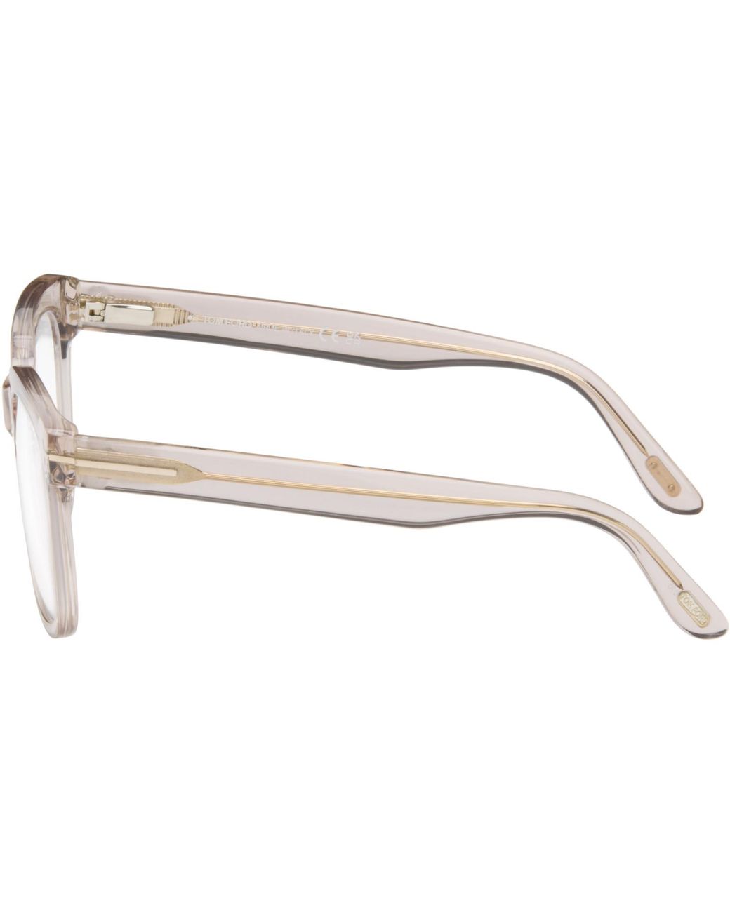 Tom Ford Brown Block Large Glasses