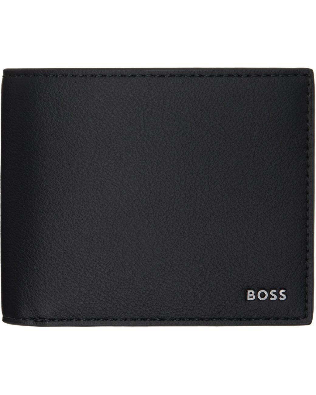 Boss Black Trifold Wallet for men