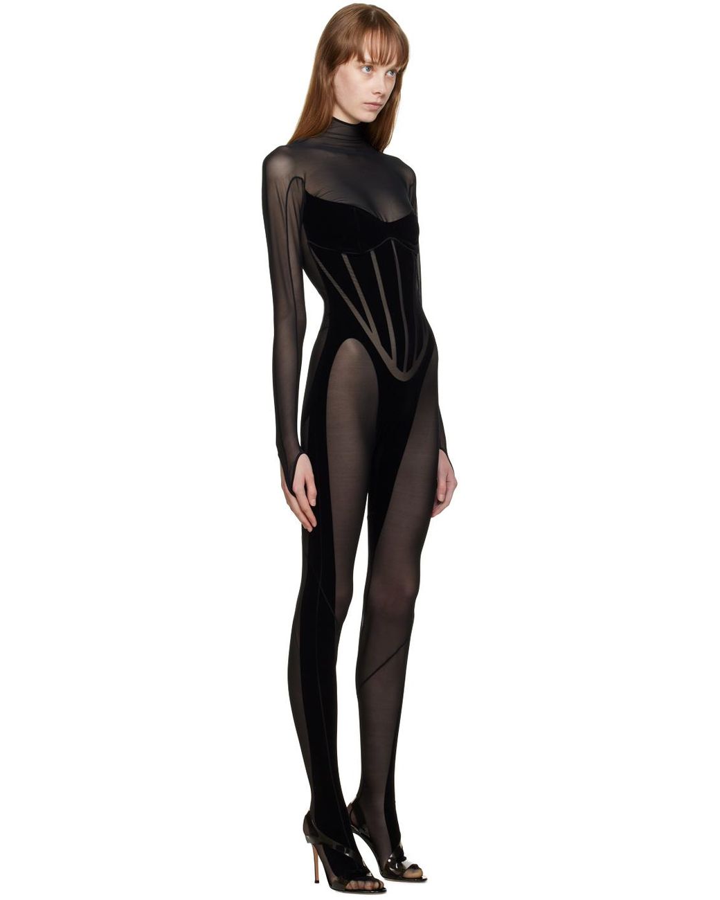 Wolford 70th Anniversary Jumpsuit M Black White Refined Overalls