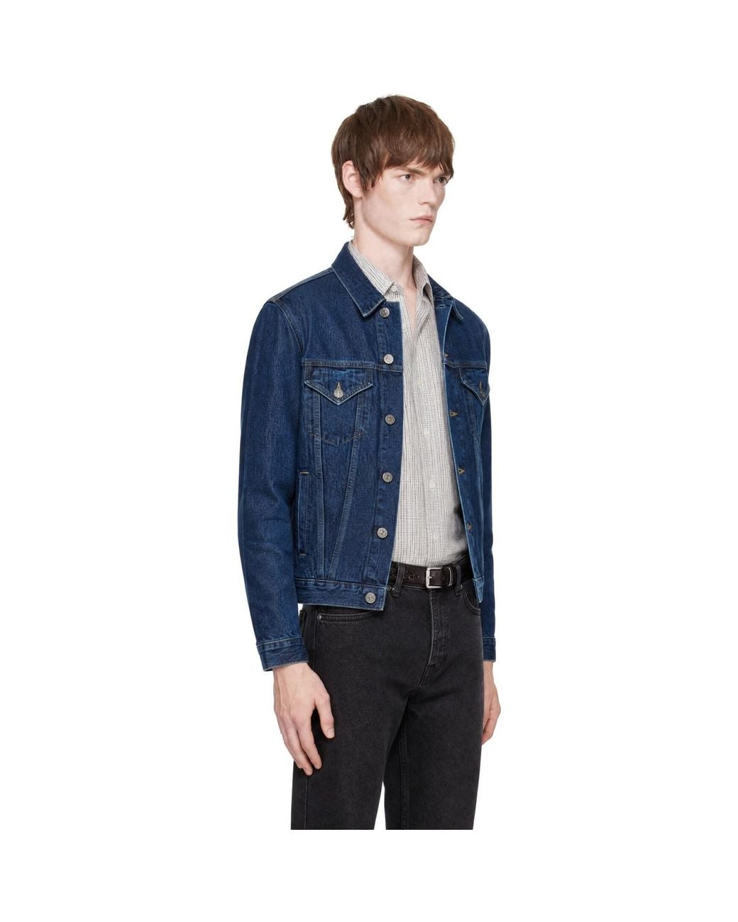 sunflower Blue Denim Trucker Jacket for men
