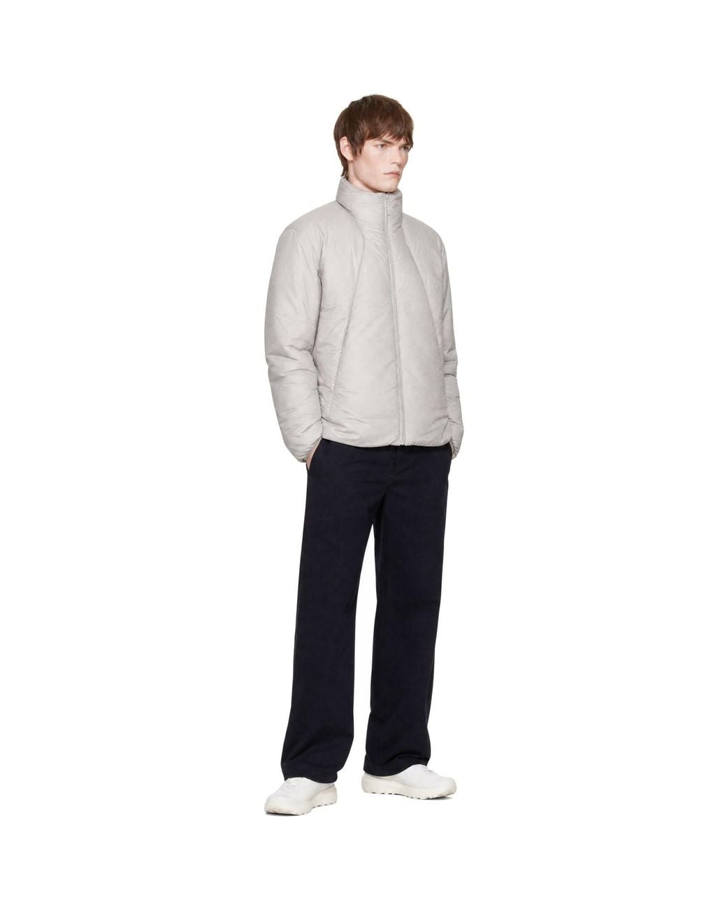Veilance Gray Conduit Down Jacket for men