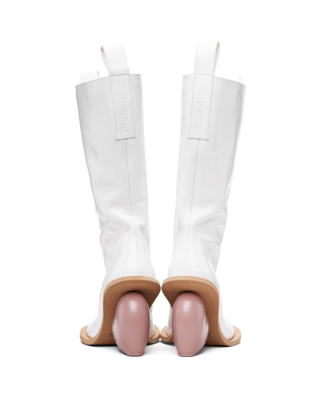 Yume Yume White Love Tall Boots