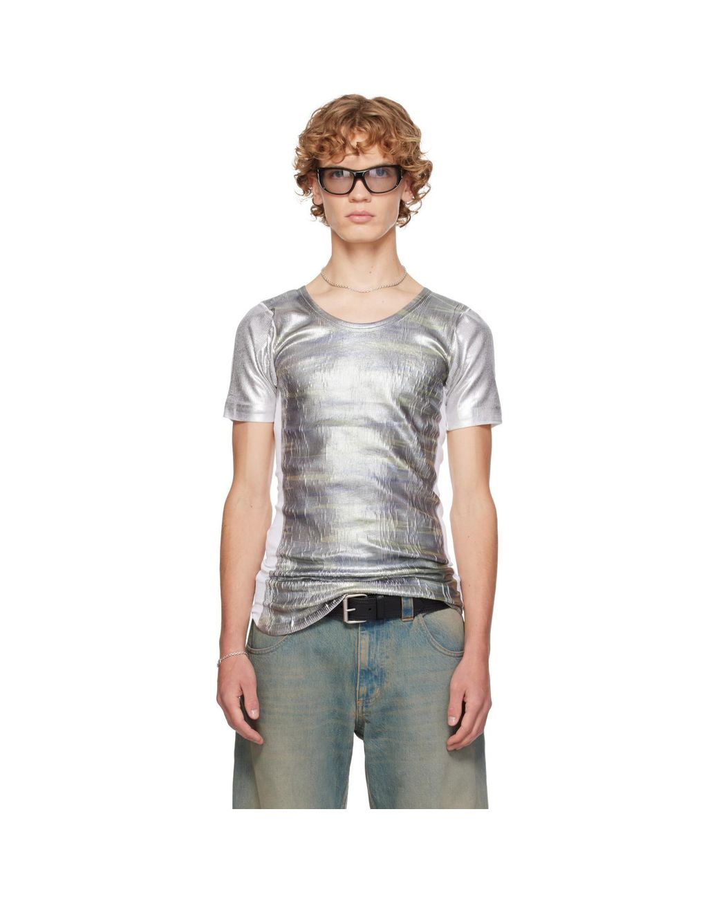 SECONDA Gray Ssense Exclusive Khaki & T-Shirt for men