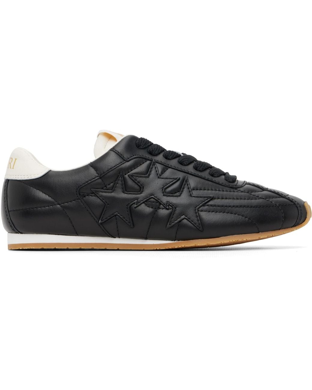 Amiri Black Pacific Football Flat Sneakers