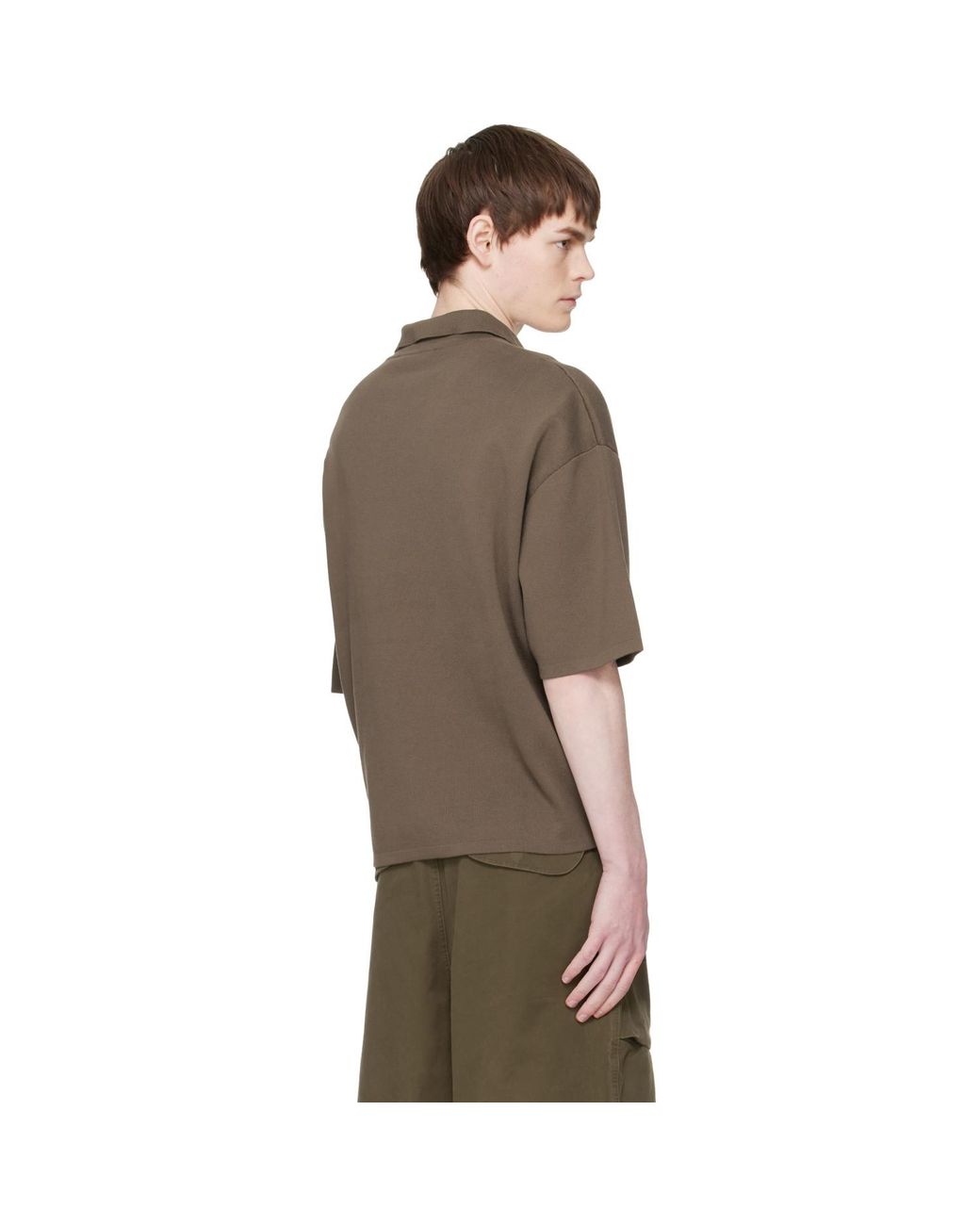 Entire studios Brown Ss Club Polo for men