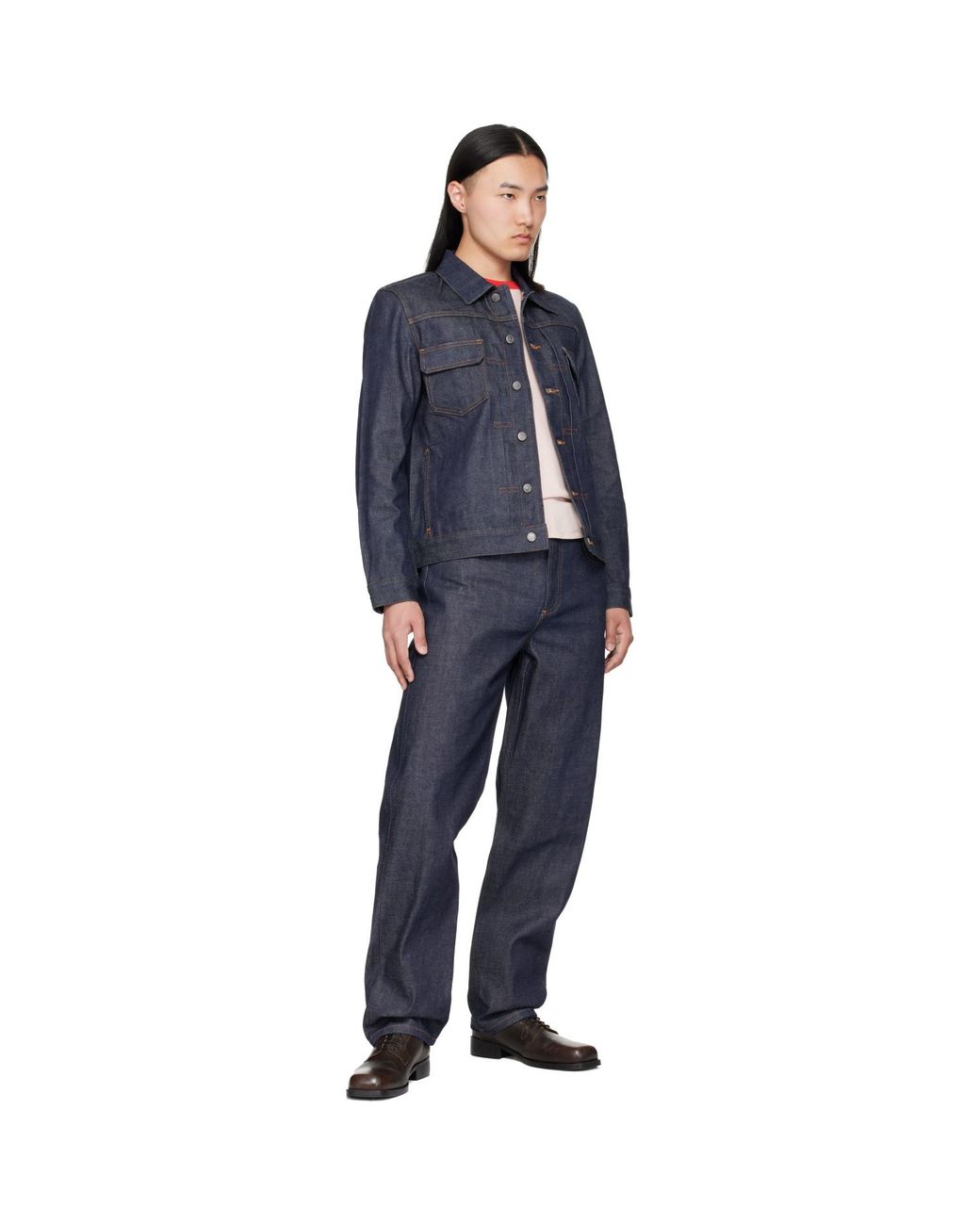 A.P.C. Blue Fairfax Jeans for men