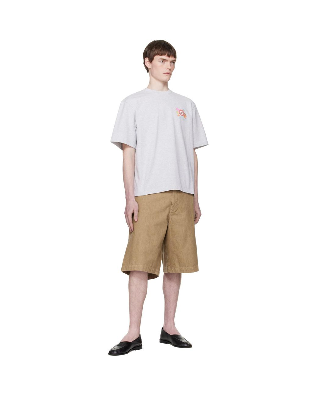 Casablanca White 'Collage D'Icônes Graphiques' Oversized T-Shirt for men