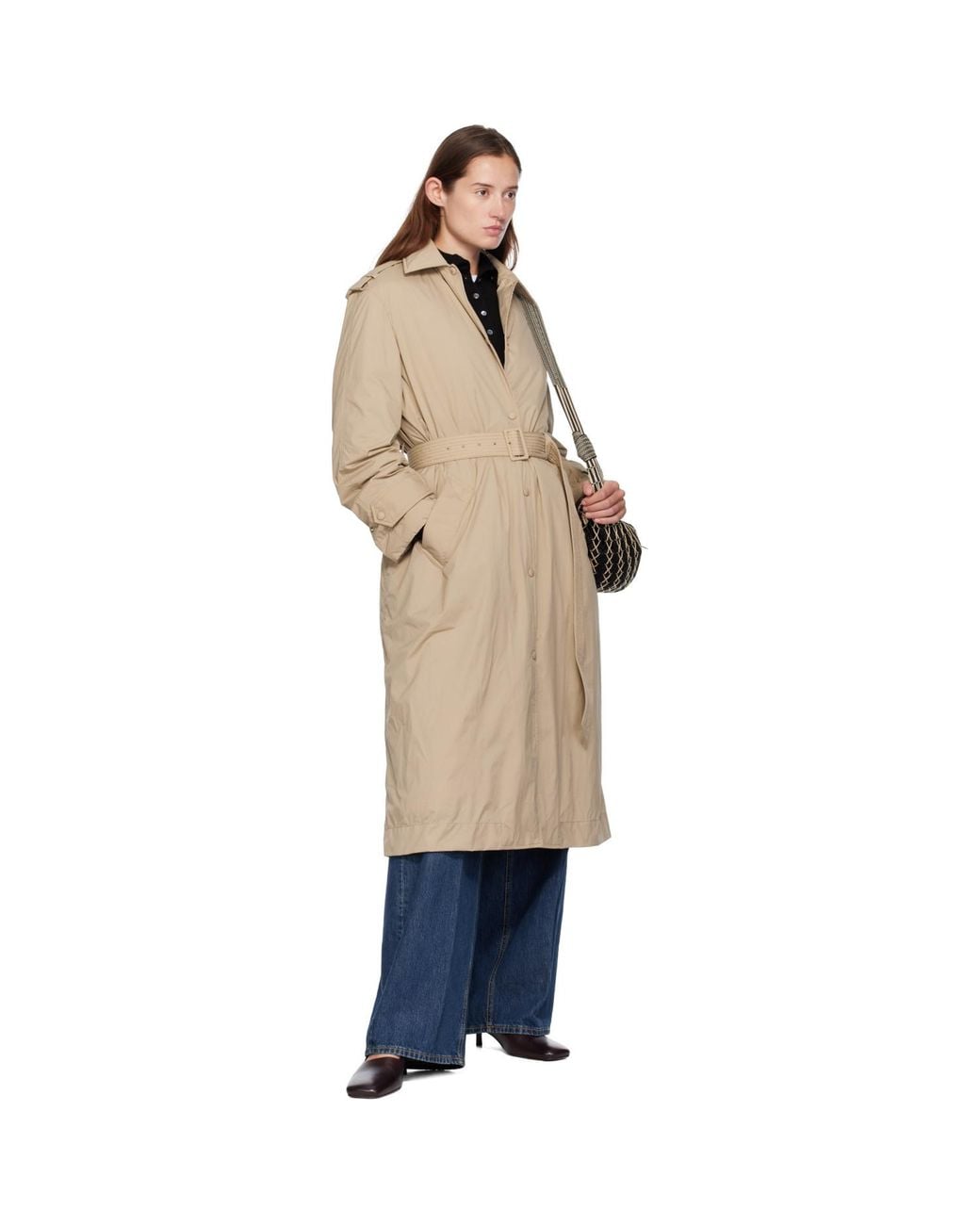 Moncler Multicolor Yevre Down Trench Coat